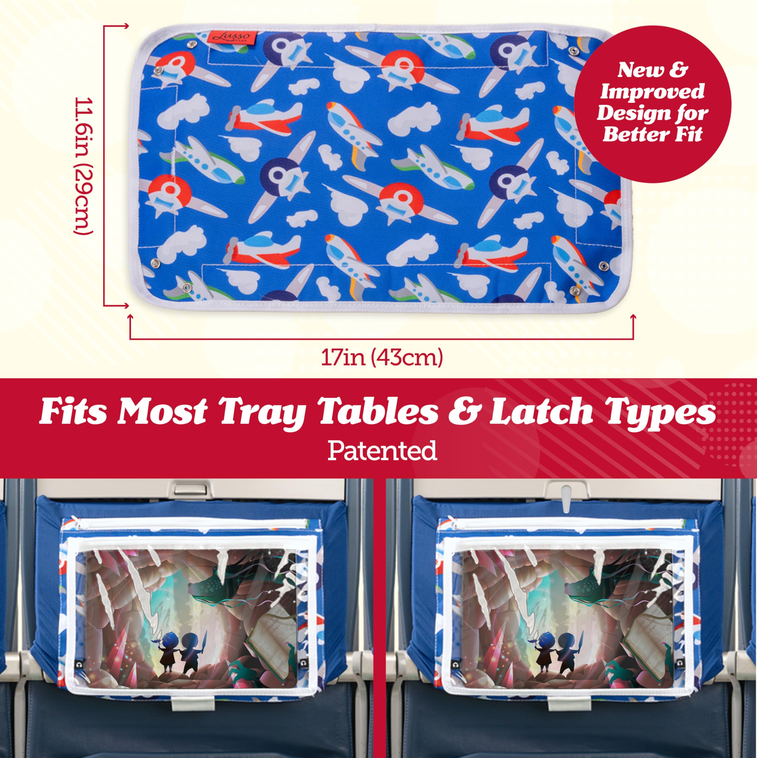 Lusso Gear compact design packs neatly into luggage or diaper bag.
