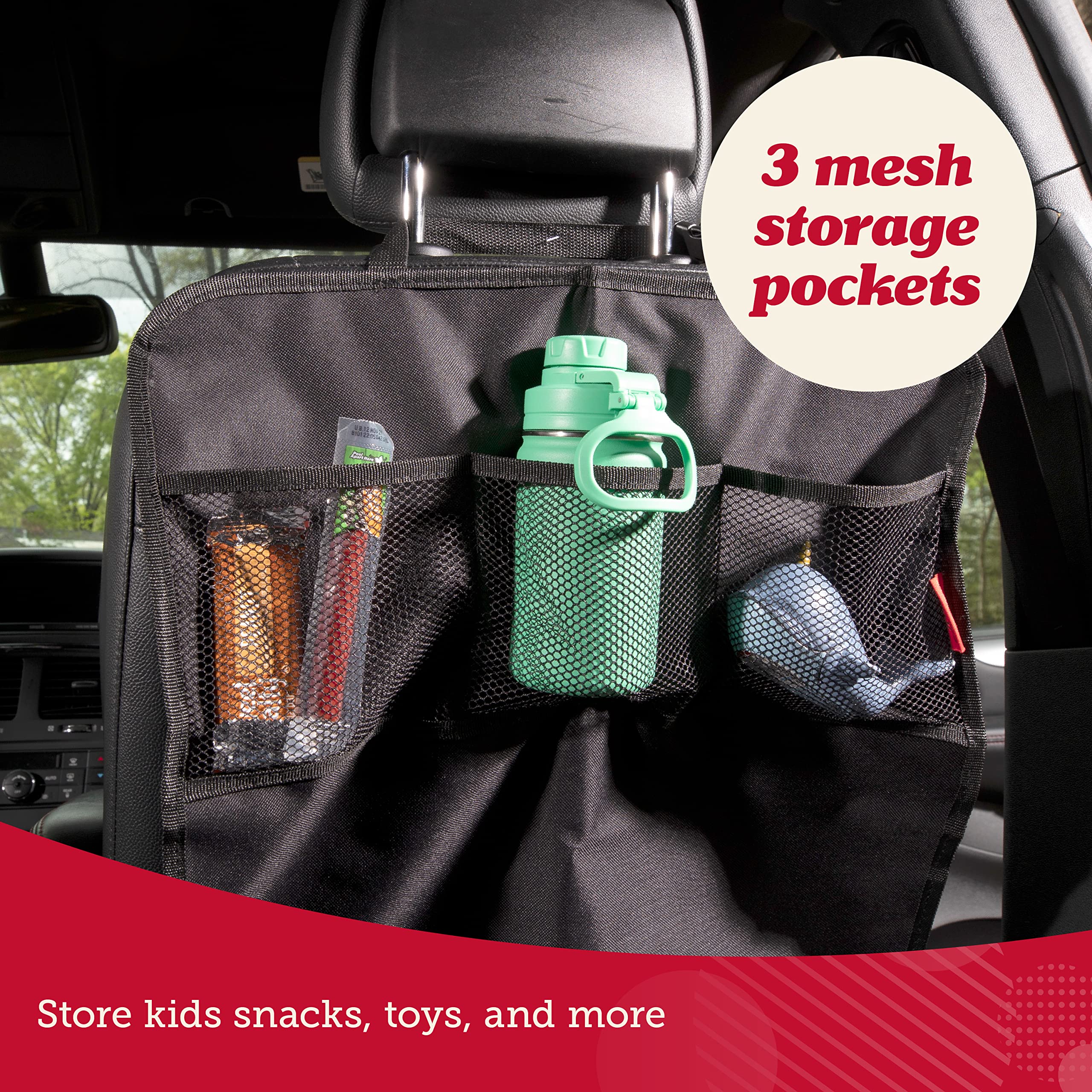 Lusso Gear kick mats offer quick installation with reinforced top straps.