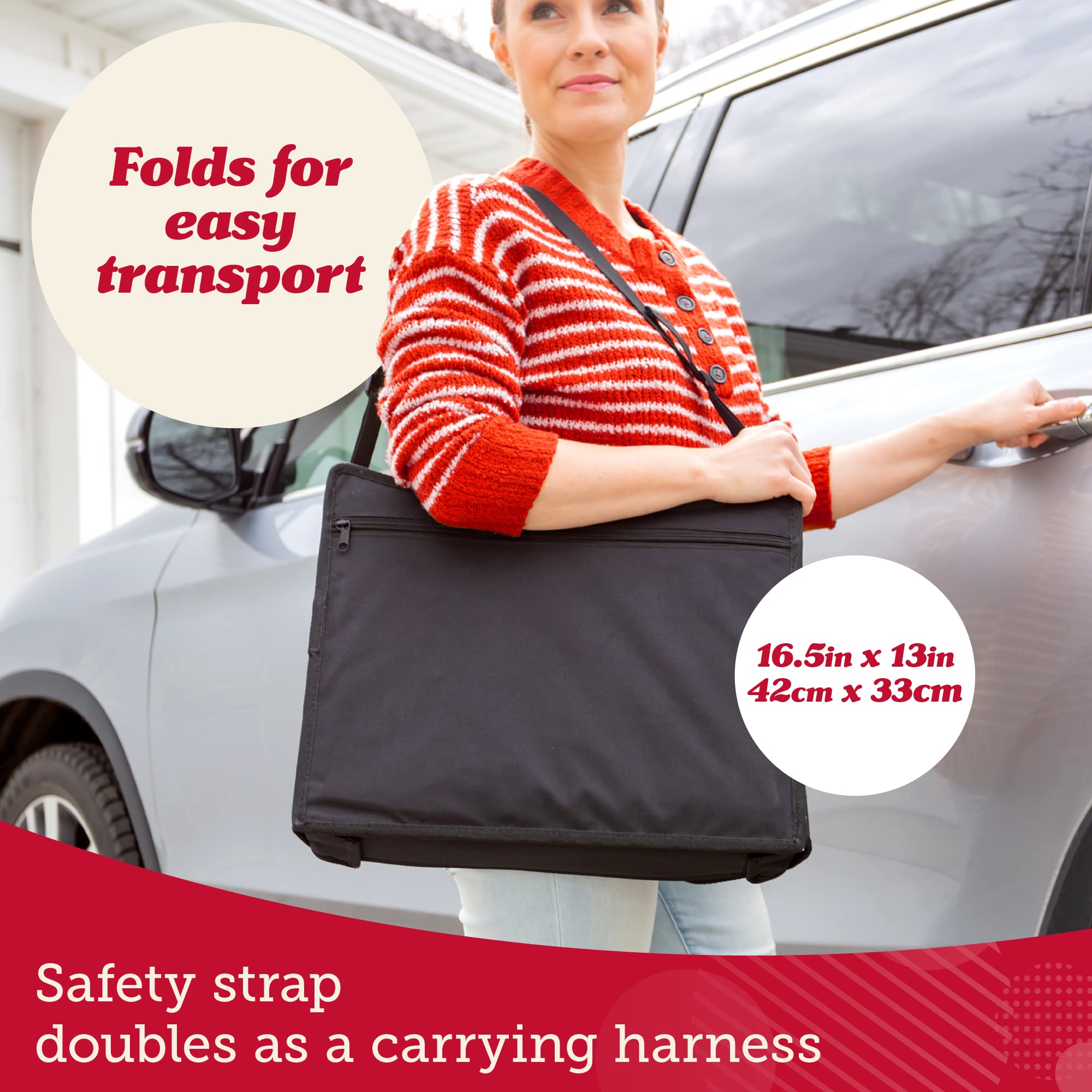 Lusso Gear road-trip activity tray ideal for long drives with kids.