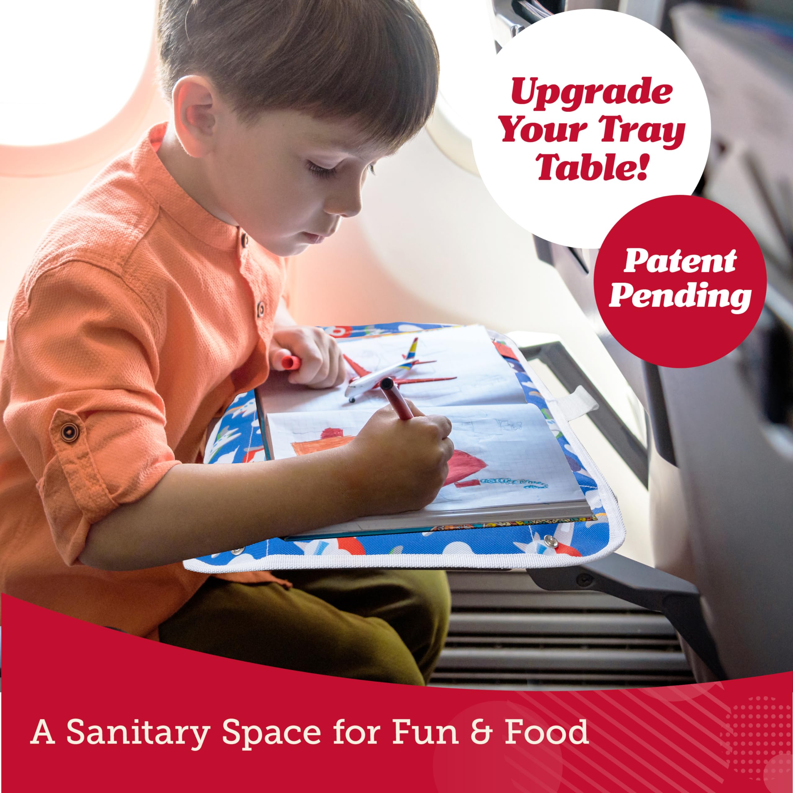 Lusso Gear snack pocket compartments provide quick access to treats during takeoff.