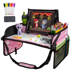 Lusso Gear Travel Tray dry erase board keeps kids engaged during car trips