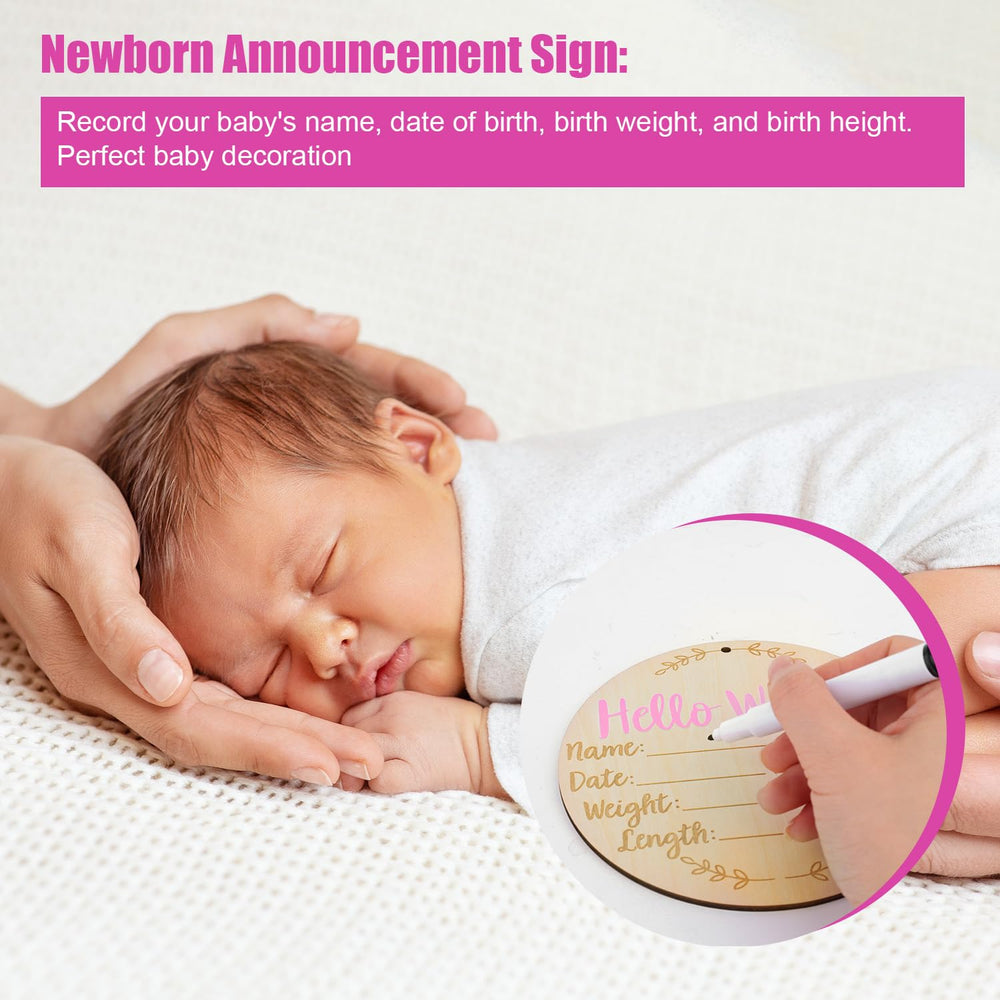 LUTER Hello World sign with pen and rope for easy hanging.