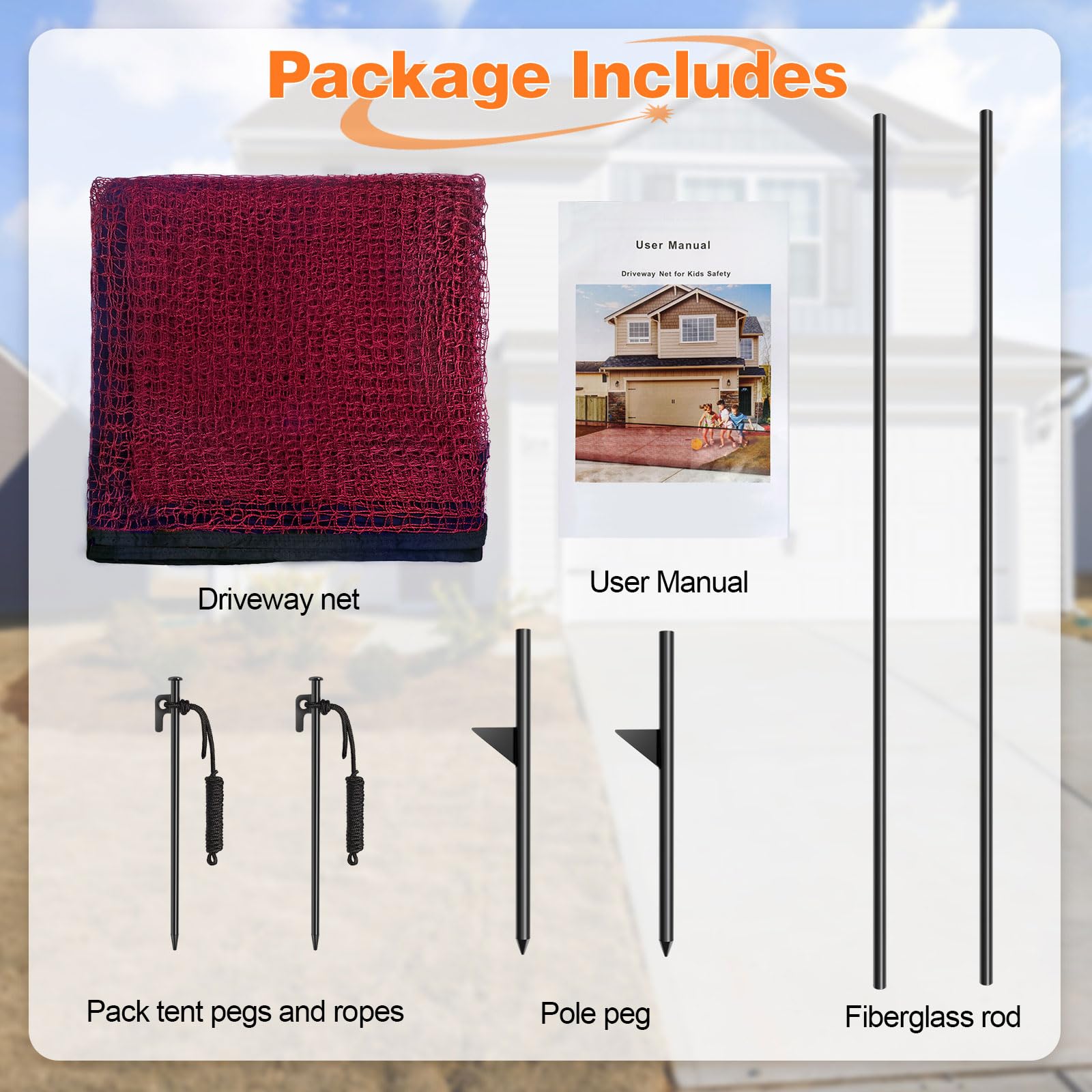 LUTICO portable fence is lightweight yet sturdy for temporary yard safety.