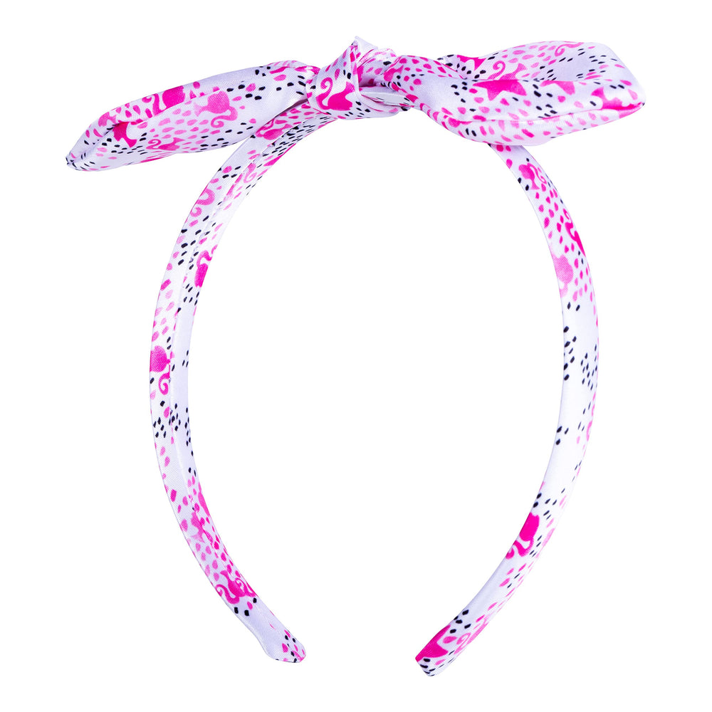 LUV HER Barbie knotted headband highlight for easy styling and secure fit