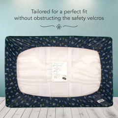 Luvberries bassinet sheets demonstrate easy-care, machine-washable durability.