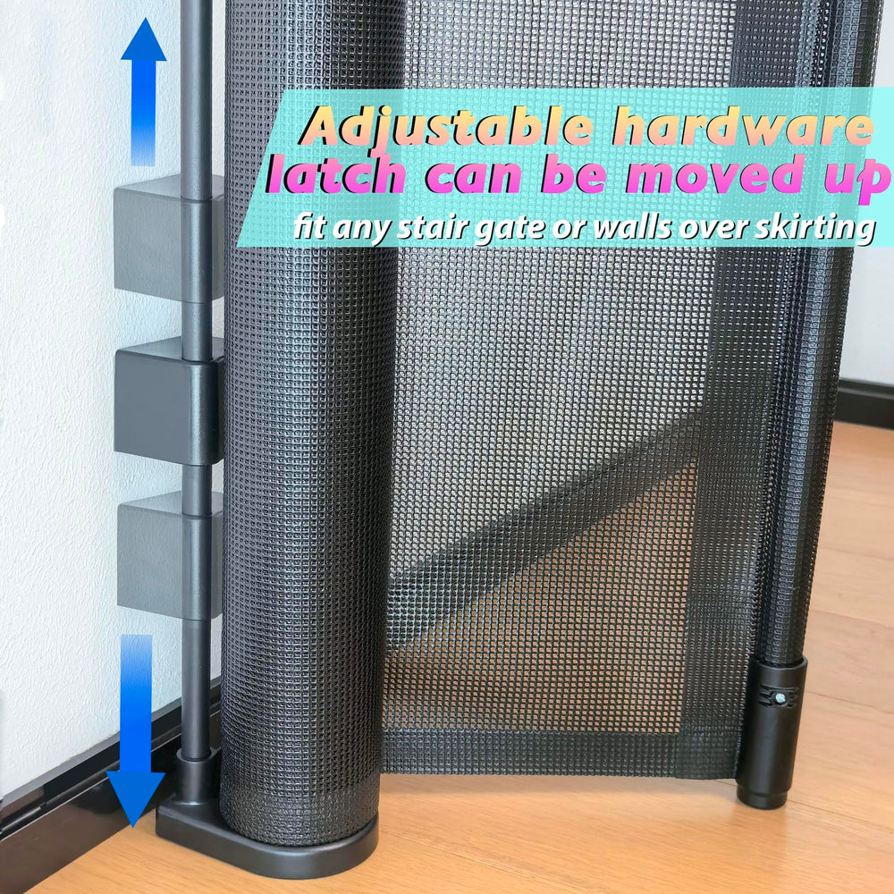 Luvcoo fiberglass mesh with rods maintains tension for smooth operation.