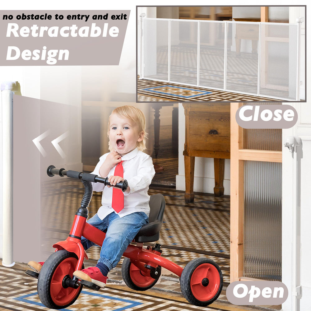 Luvcoo one-handed operation for effortless passage with baby or items