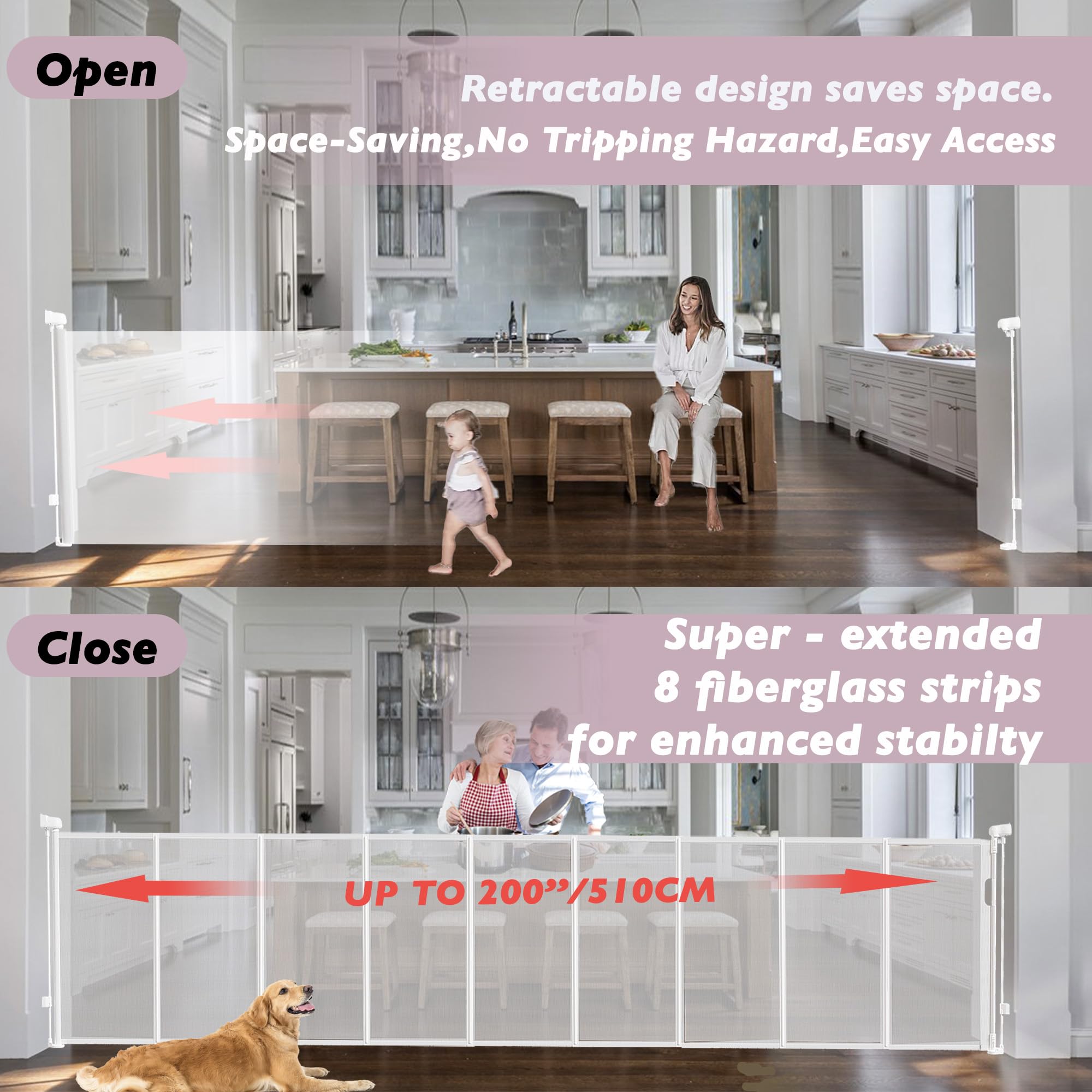 Luvcoo safety double lock keeps curious kids from opening