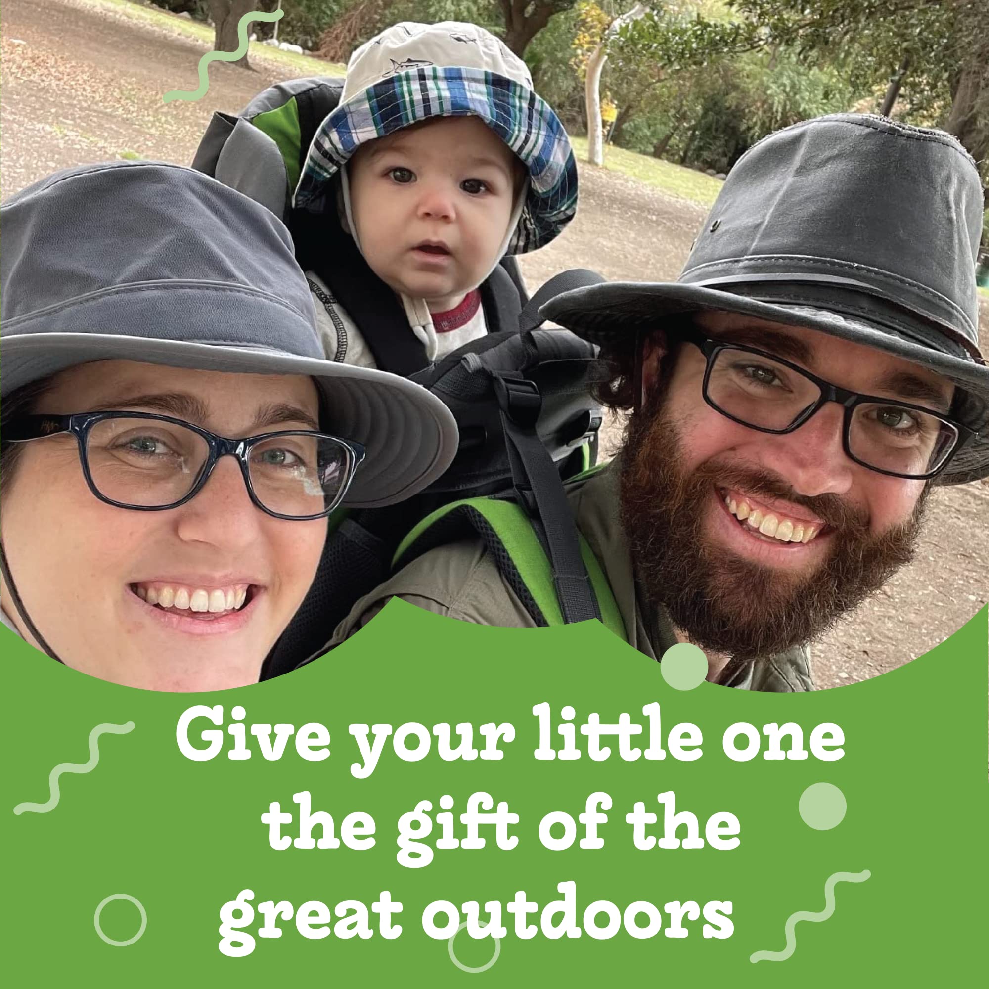 Luvdbaby waterproof ripstop material ensures durability on adventures.