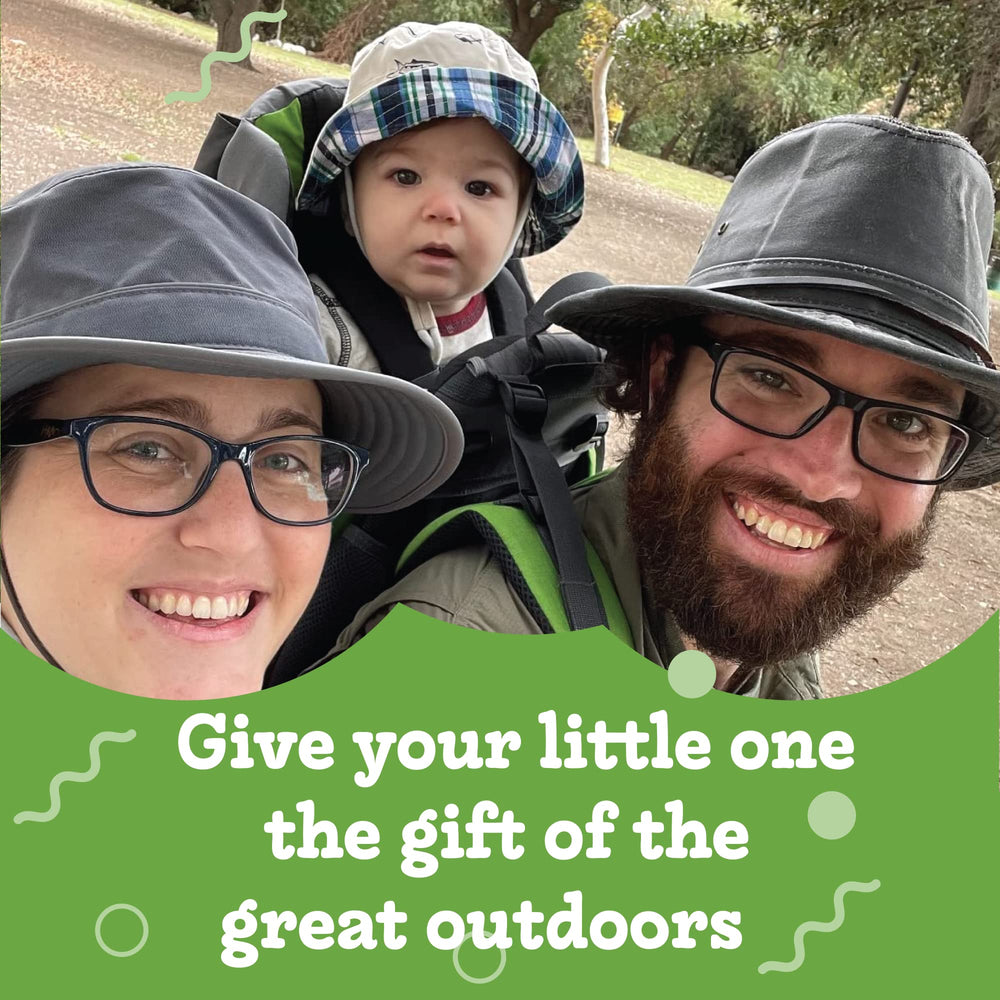 Luvdbaby waterproof ripstop material ensures durability on adventures.