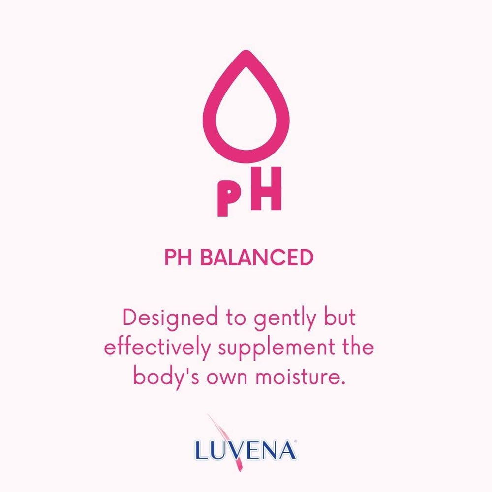 Luvena Lubricant supports menopause-related dryness with ongoing comfort.