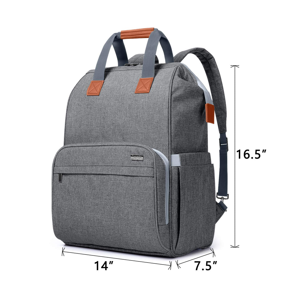LUXJA hidden shoulder straps provide convertible carry as backpack or tote