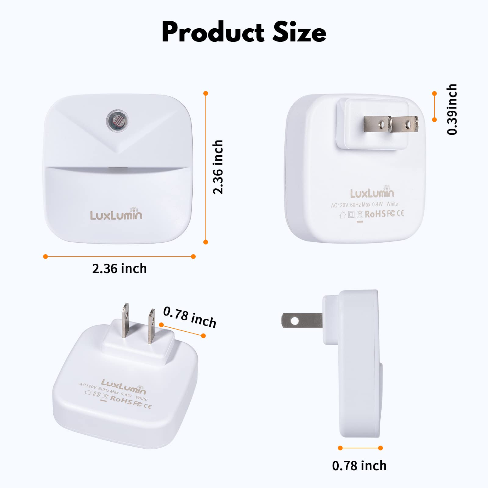 LuxLumin energy-efficient LED stays cool to the touch for safe use.
