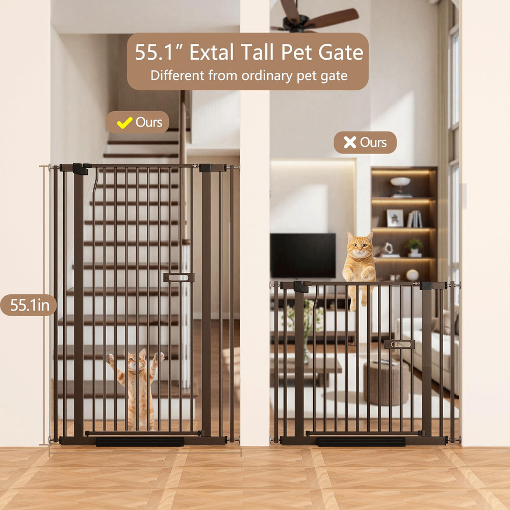 LuxTrsde adjustable width fits many openings from 30.1 to 33.8 inches.