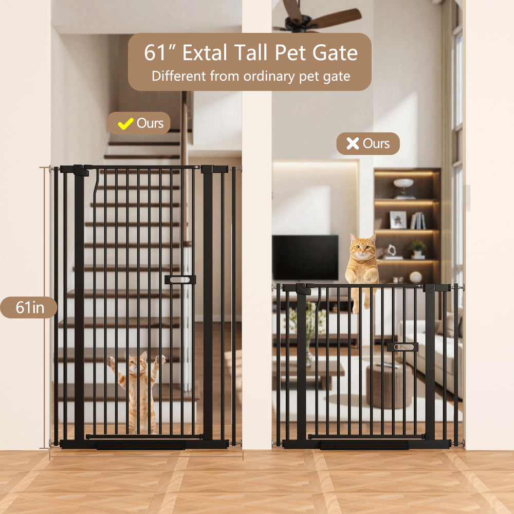 LuxTrsde auto-close at 90 degrees enhances pet safety and convenience.