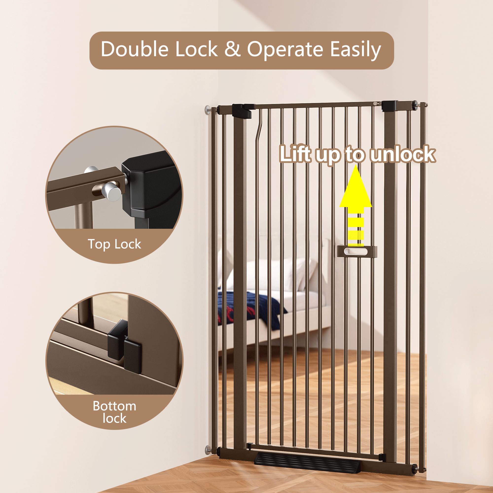 LuxTrsde auto-close function protects hallways when used.