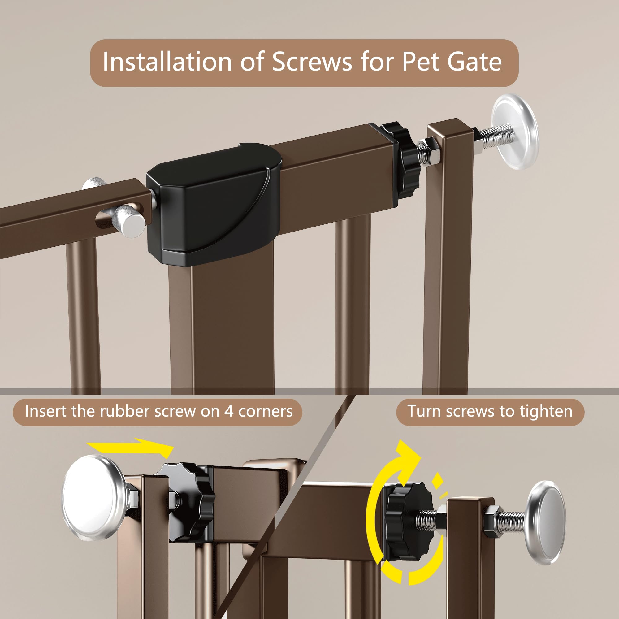 LuxTrsde extension kit adds 4.13 inches when needed.