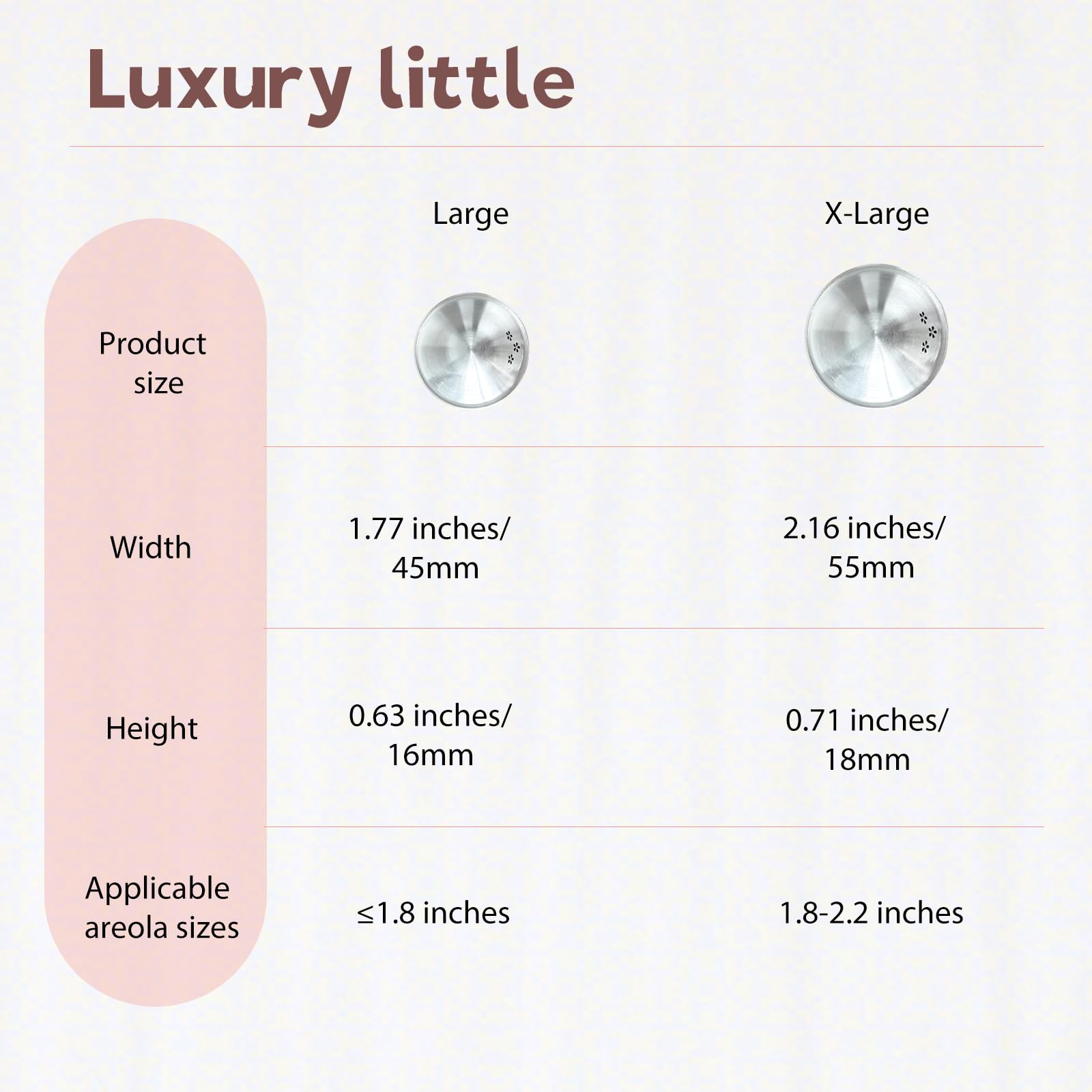 Reusable design provides a simple routine with the brand Luxury Little.