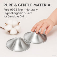 Smooth surface reduces friction during breastfeeding with Luxury Little cups.