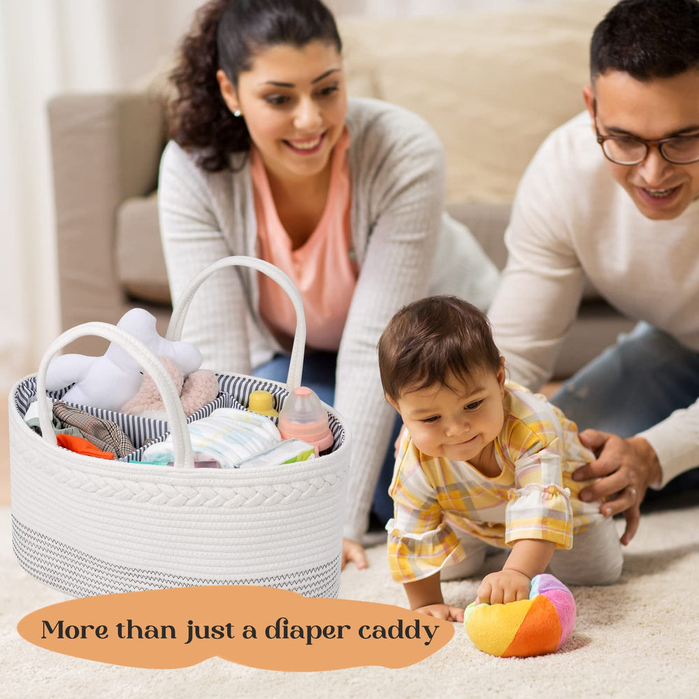 Luxury Little diaper caddy nursery-organization keeps spaces neat and calm.