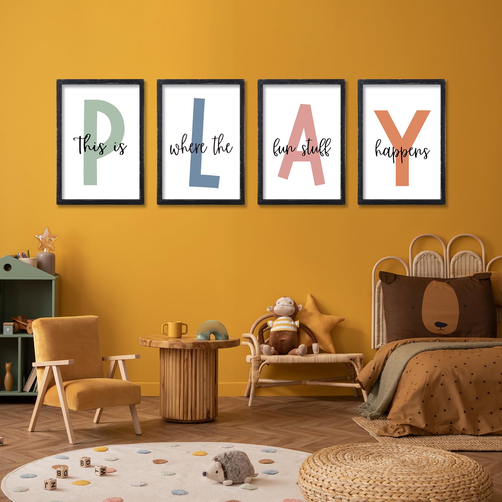LuZhiQiang nursery decor adds warmth to playroom or bedroom