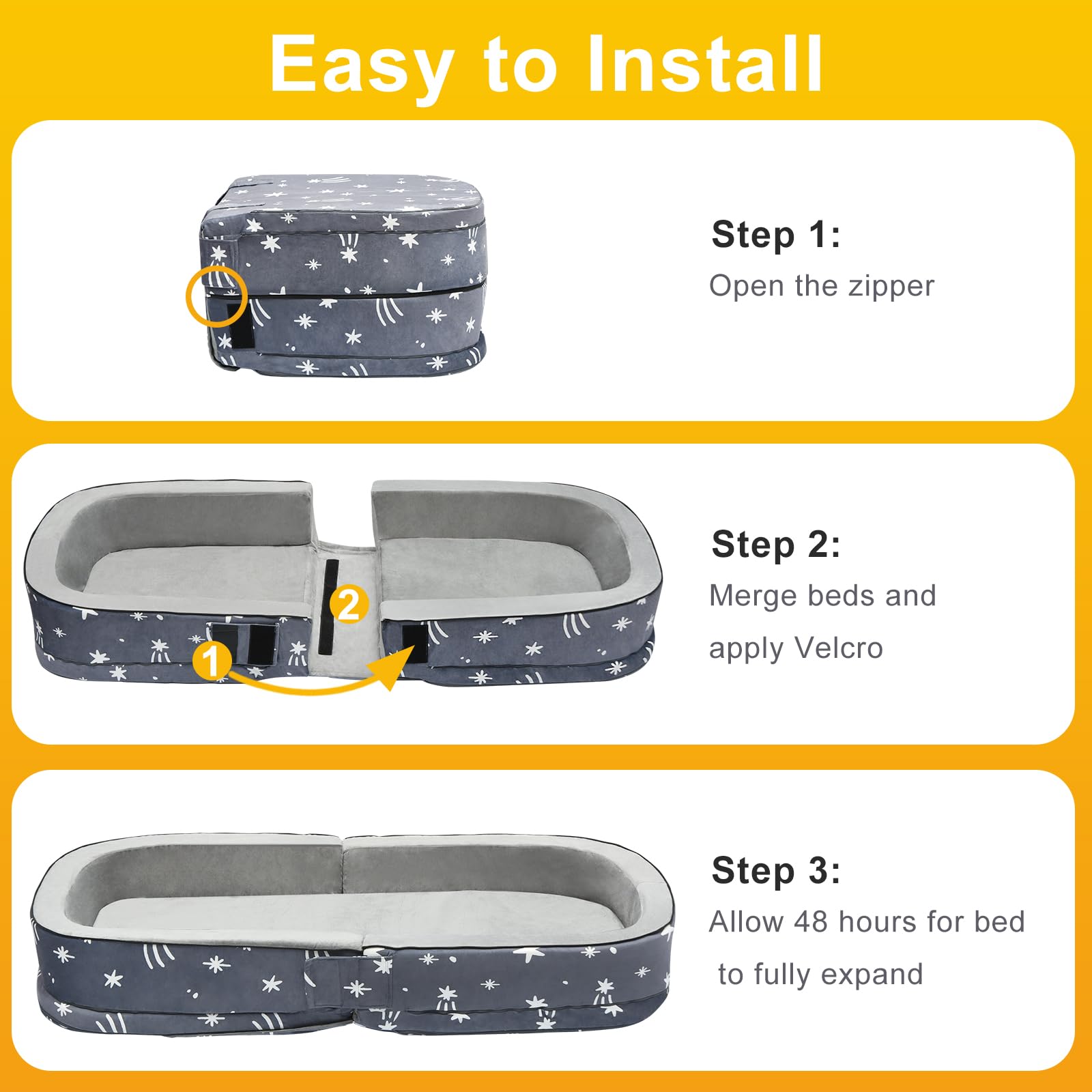 Lvemilio machine-washable cover for quick cleanup after adventures.