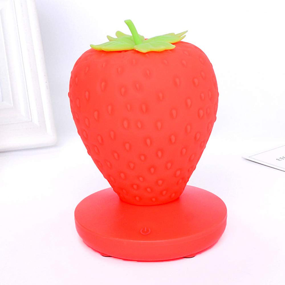 LVOERTUIG Strawberry Night Light silicone durability and soft texture