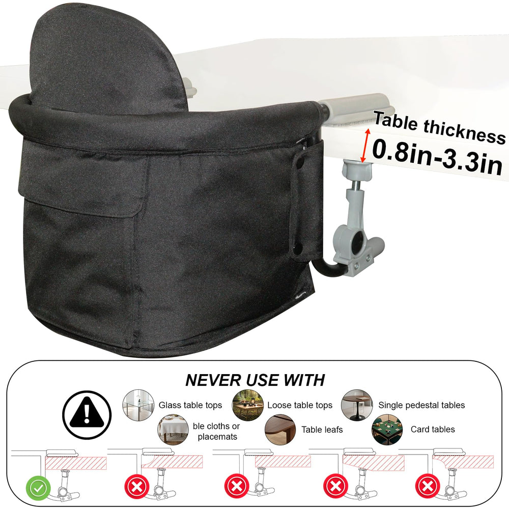 Lvvbaby durable high chair for daily use and travel.