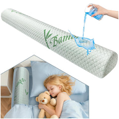 LVYSHOW waterproof bed bumper with foam rail for toddler safety during sleep