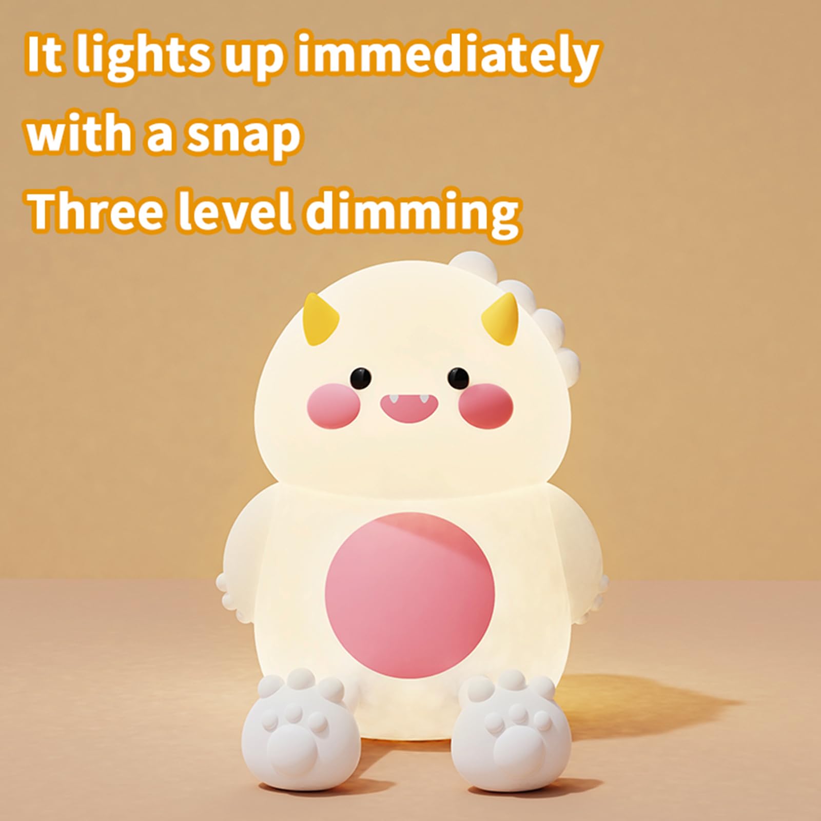 Lwalaneng portable cordless night light for travel and bedside use.