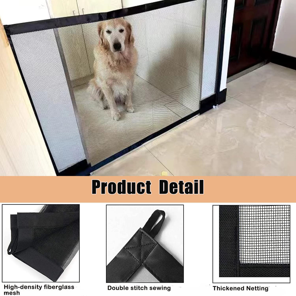 LWFCOEE portable 50x30 gate fits most doorways for travel.