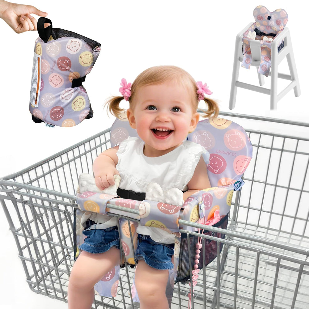 LWWACSS premium cart cover universal fit for grocery carts keeps baby comfortable