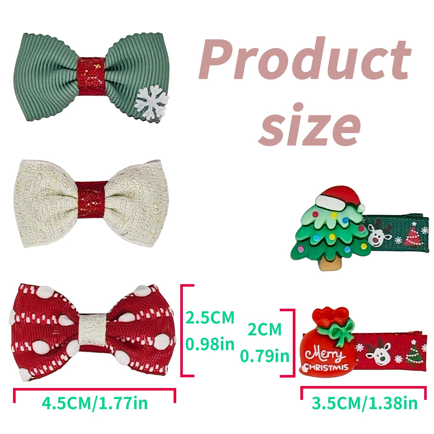 LXC YIZHIFA Fabric-covered bows clip, soft on delicate hair for cute everyday looks.