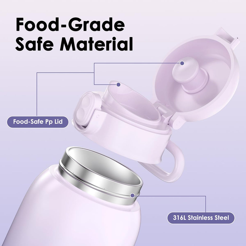 Lxlu 316 stainless steel construction ensures durable, baby-safe heating.
