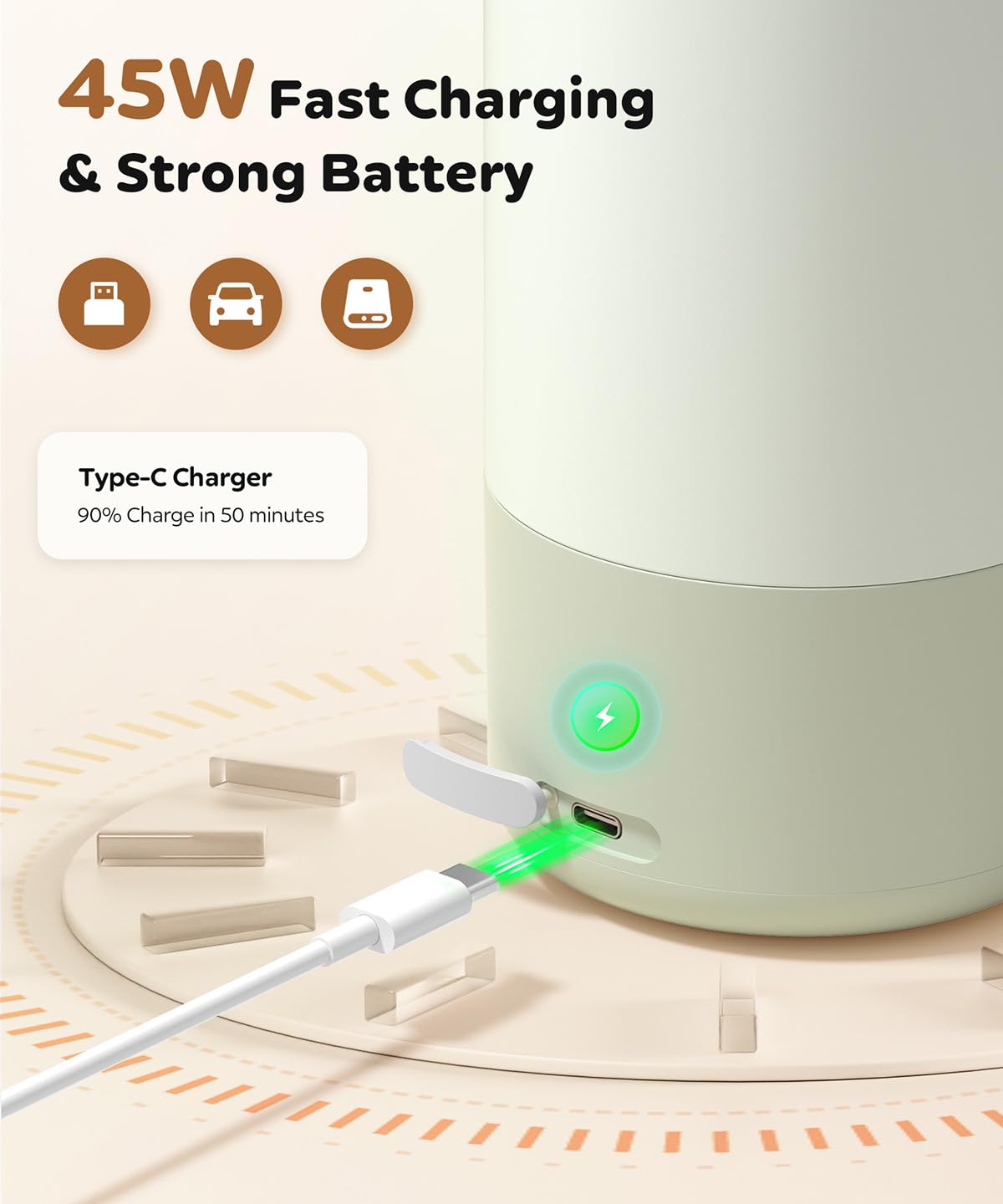 Lxlu LED temperature display helps monitor heating precisely.
