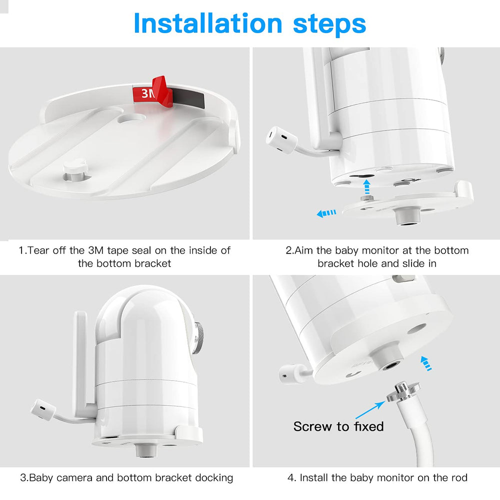 Portable clip-on design for crib setups