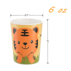 Lyellfe dishwasher-safe bamboo cup for easy cleanup after meals.