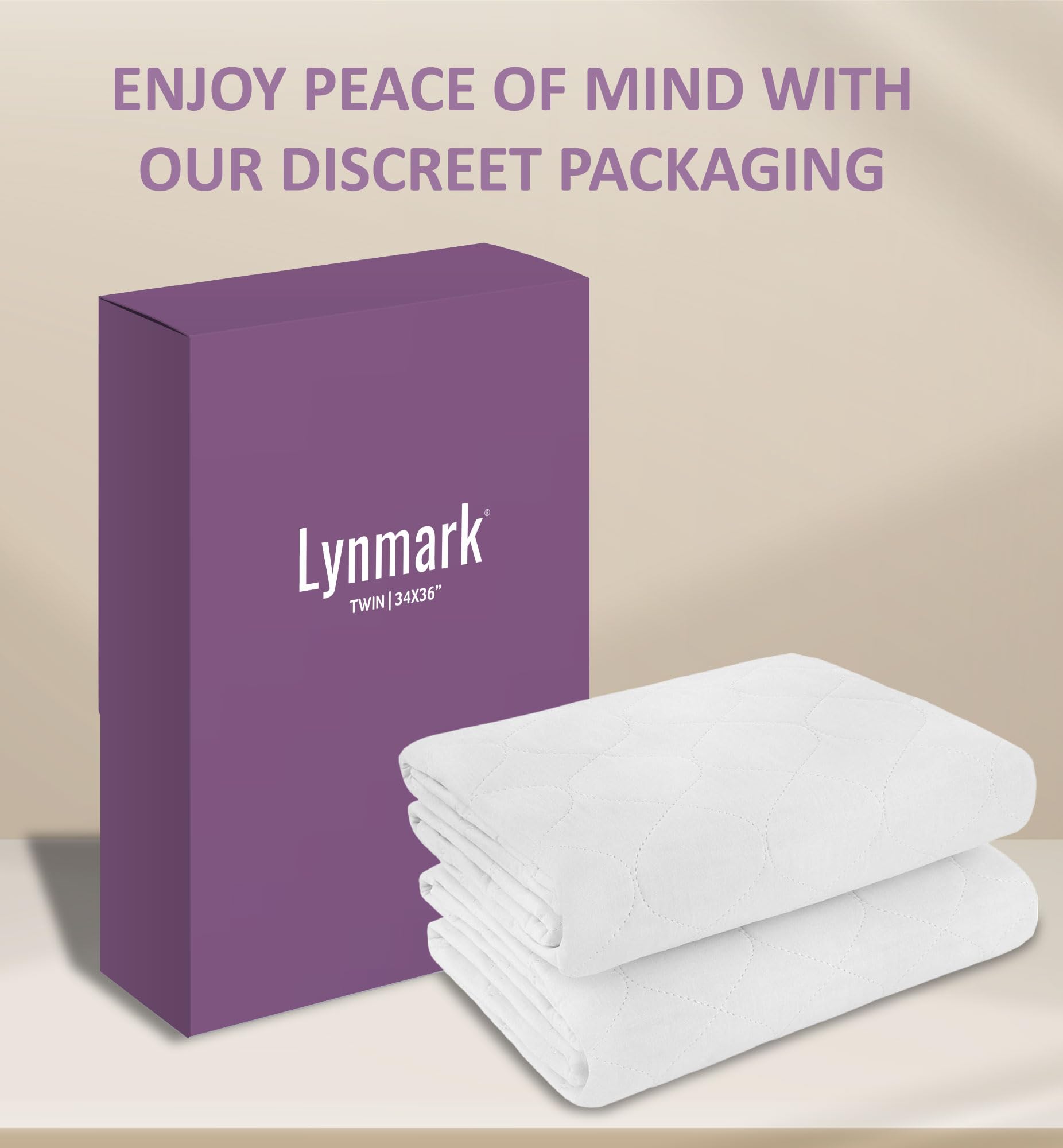 Lynmark 2X discreet under white sheets for tidy bedding