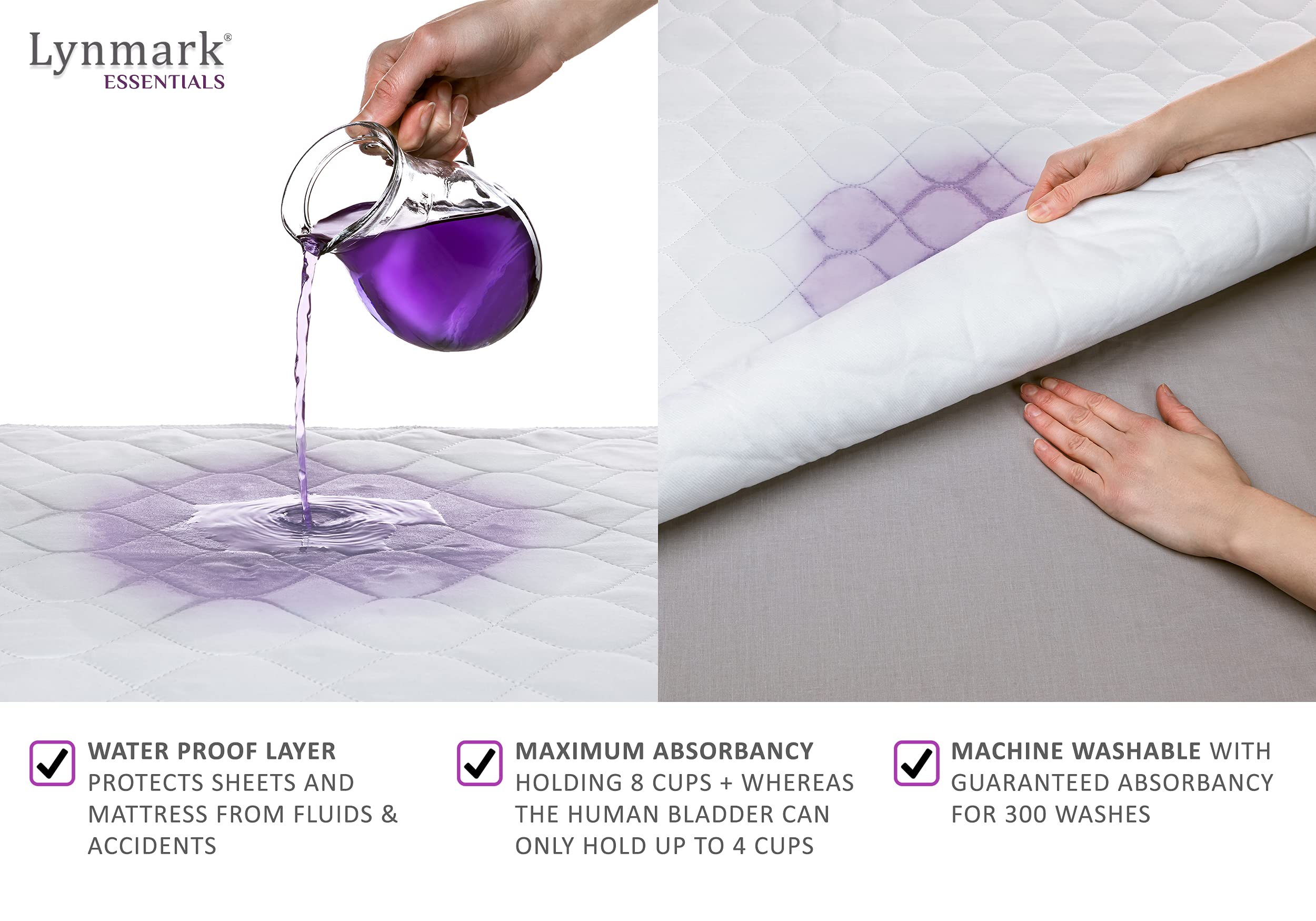 Lynmark 2X OEKO-TEX cotton blend provides comfortable, breathable support