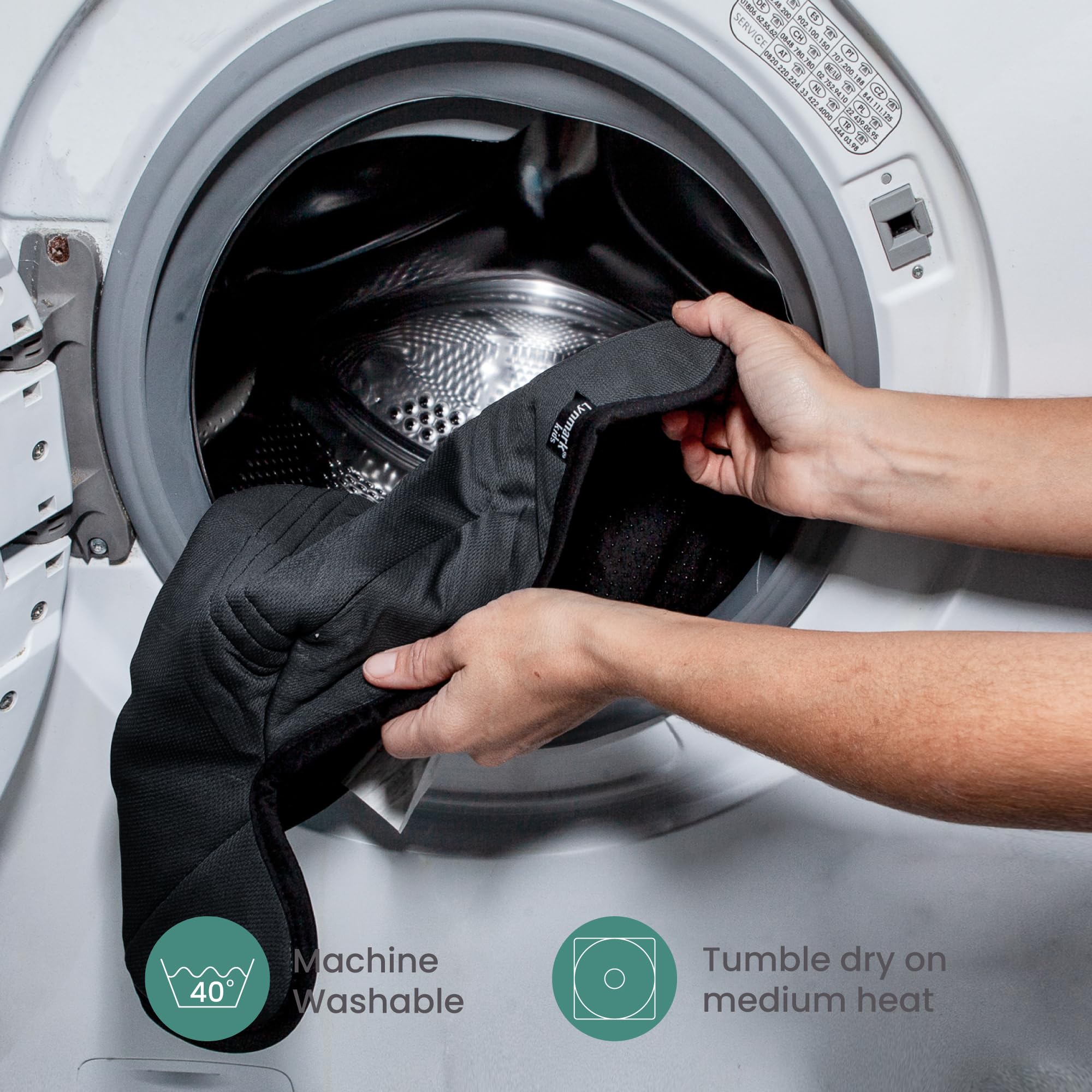 Lynmark machine-washable car seat protector for quick cleanup