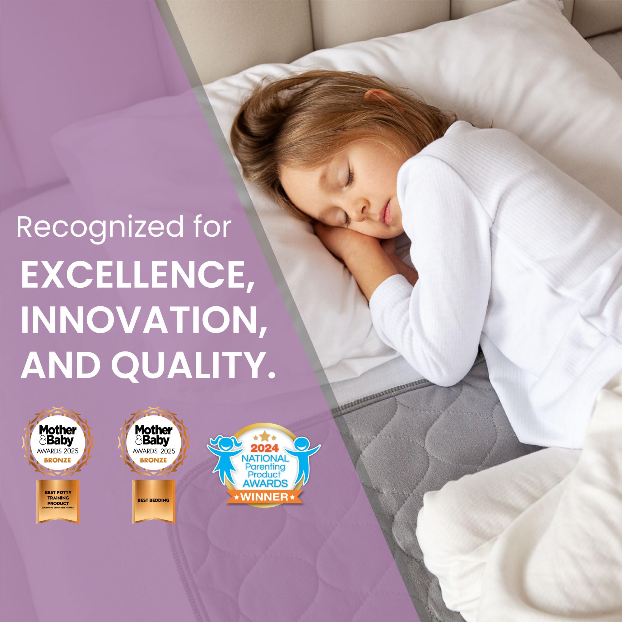 Lynmark pack includes multiple pads for ongoing potty training.
