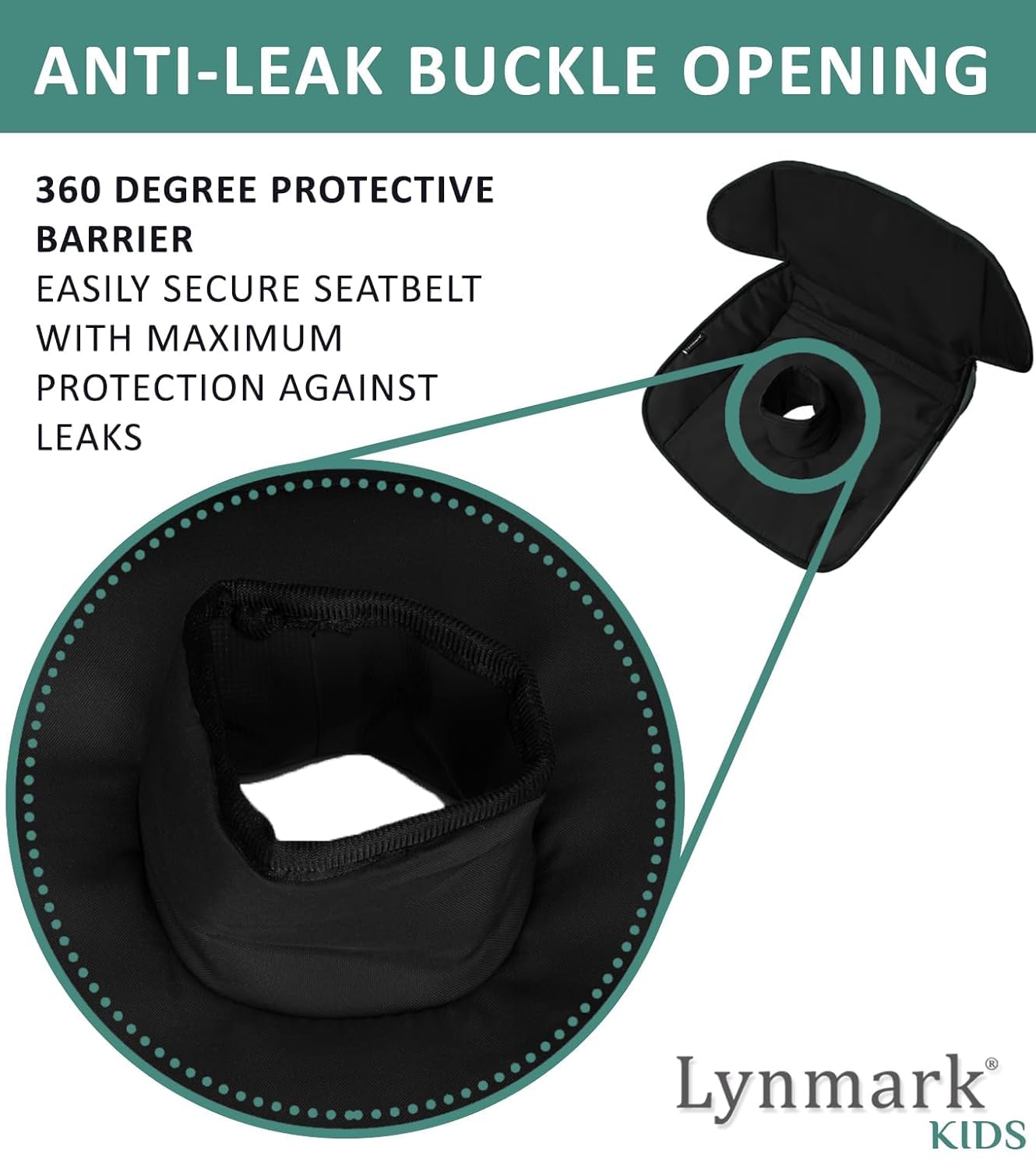 Lynmark universal fit for car seats with a middle buckle hole