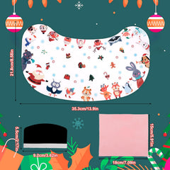 Lyreh peanut-shape tray suction snowflakes add festive charm while securing plates