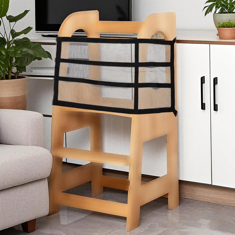 Lyreh Compact design doubles as toy storage when not in use.