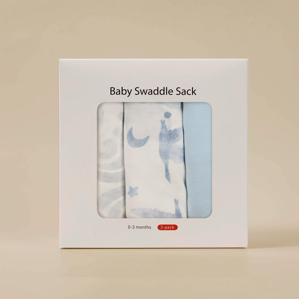 LYRICHOM BABY baby-shower gift swaddle set offers versatile newborn use.