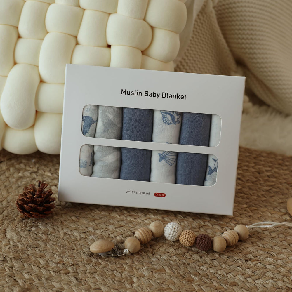 LYRICHOM BABY gift-ready burp cloths make a thoughtful baby shower present.
