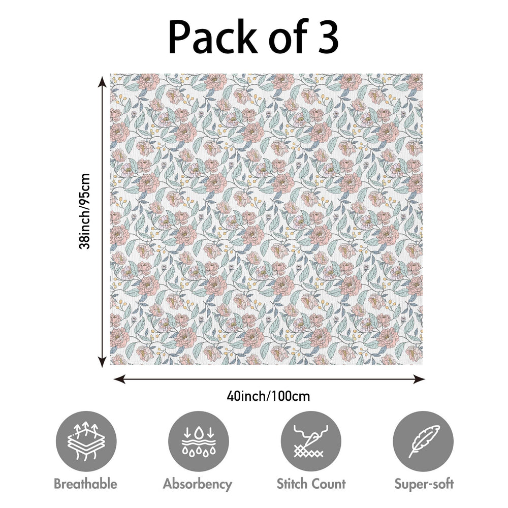LYRICHOM BABY multi-use swaddle used as nursing cover, changing pad, or stroller cover.