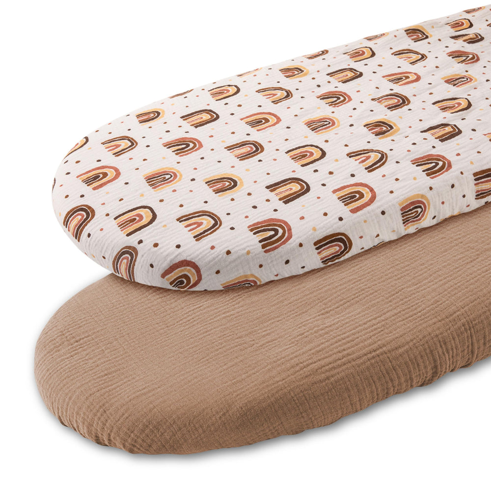 LYRICHOM BABY gift-ready bassinet sheet set ideal for baby showers and holidays.
