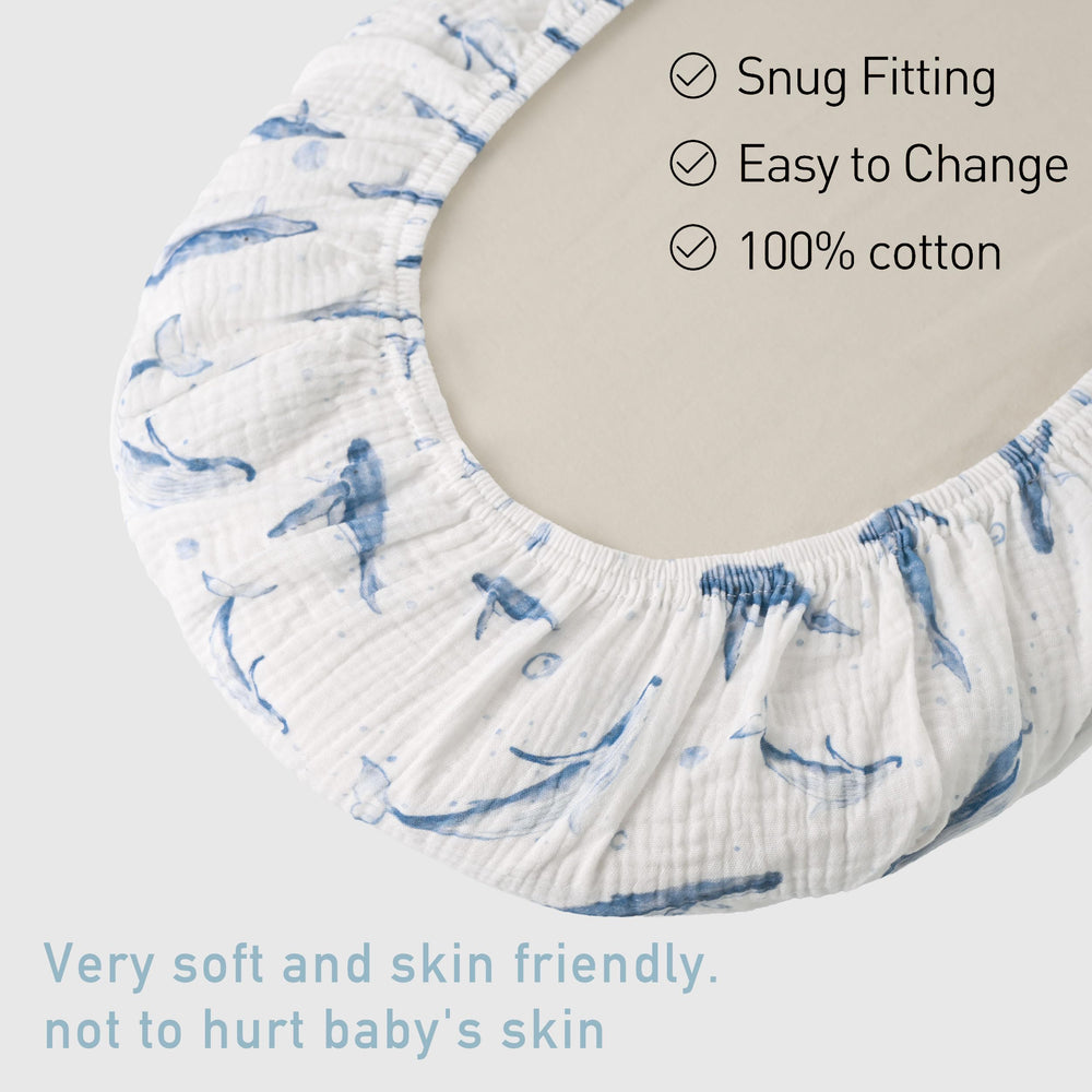 Two unisex colors included for easy baby outfit matching.