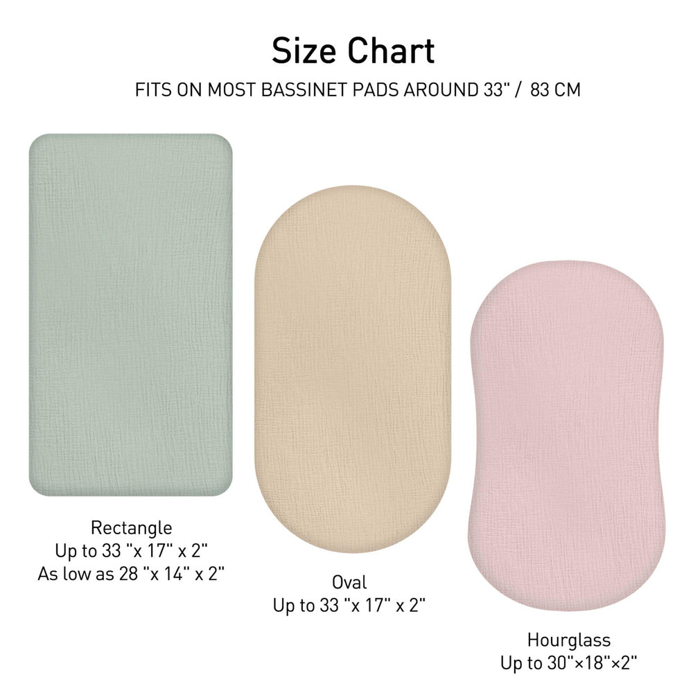 LYRICHOM BABY universal fit sheet for oval, rectangle, and hourglass margins